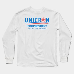 Unicron For President - The Caos Bringer Long Sleeve T-Shirt